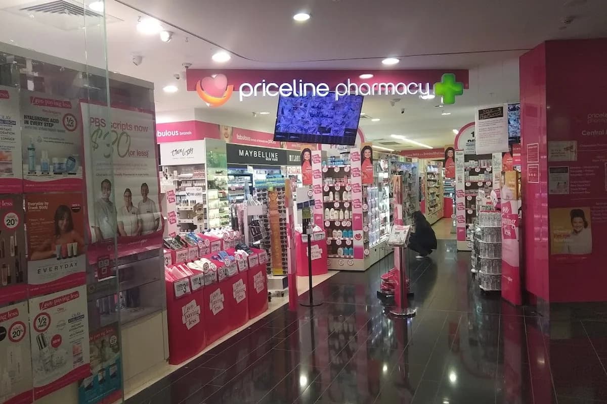 Priceline Pharmacy Central Park storefront